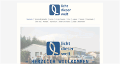Desktop Screenshot of lichtdieserwelt.de